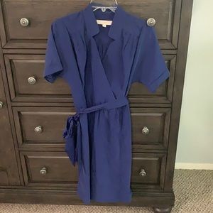 Ann Taylor LOFT blue dress. Size 4.